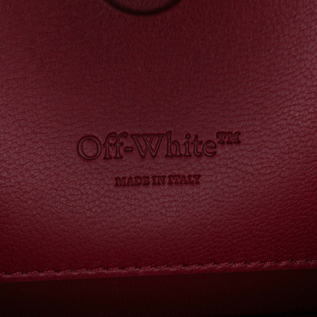 Off-white Calfskin Jitney 1.4 Top Handle Bag - 5