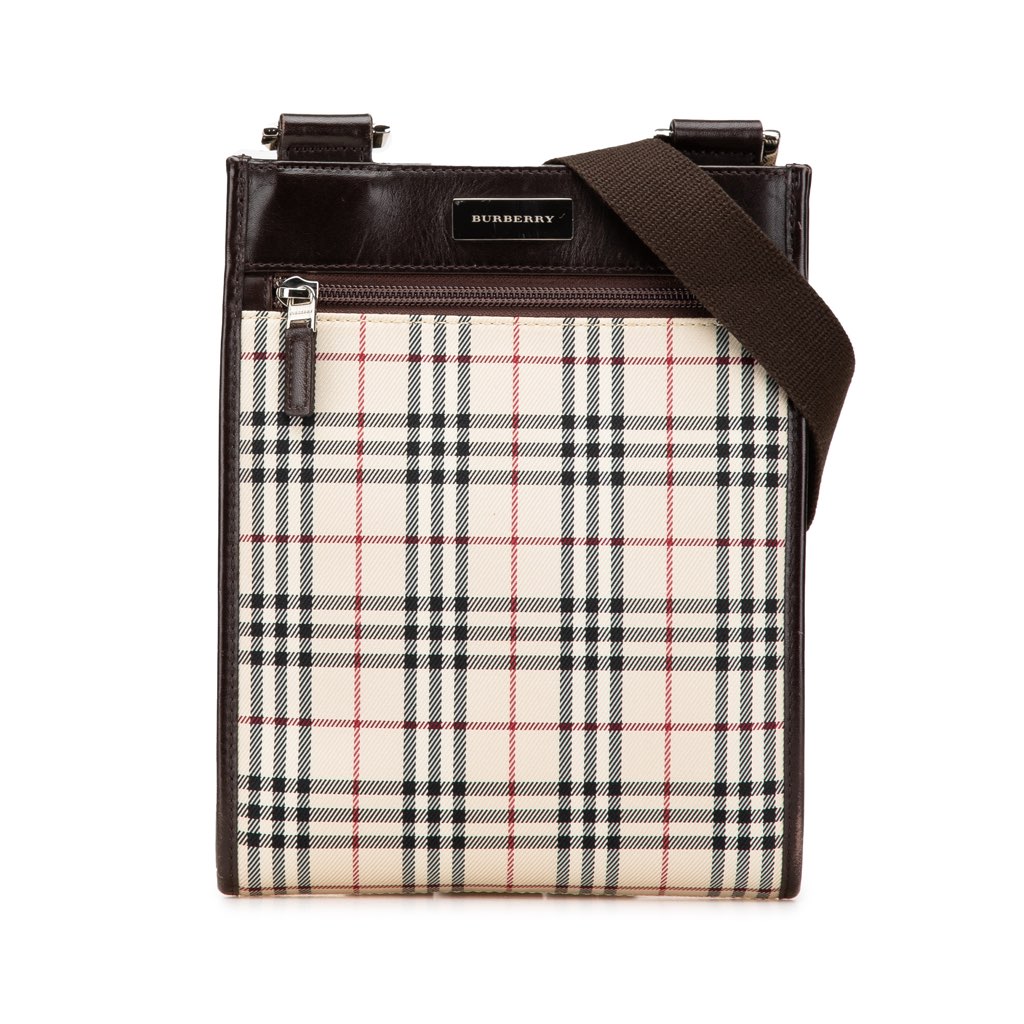 Burberry House Check Canvas Crossbody