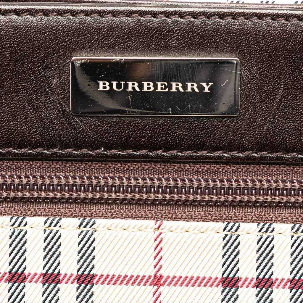 Burberry House Check Canvas Crossbody - Side view