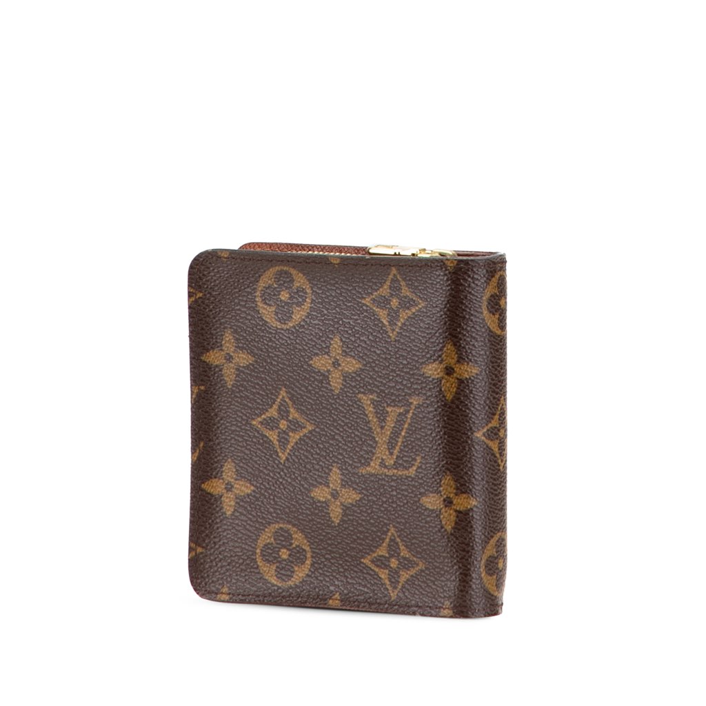 Louis Vuitton Monogram Bifold Compact Wallet - Back view