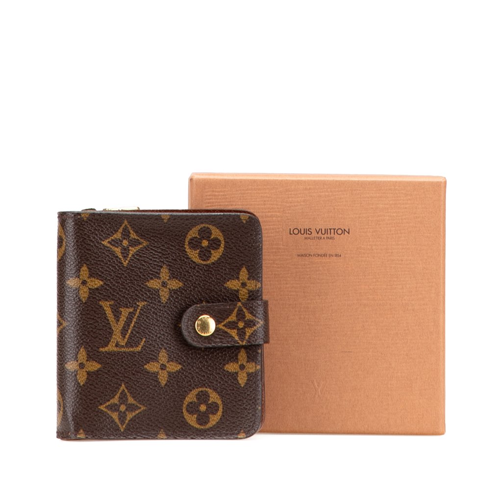 Louis Vuitton Monogram Bifold Compact Wallet - Image 16