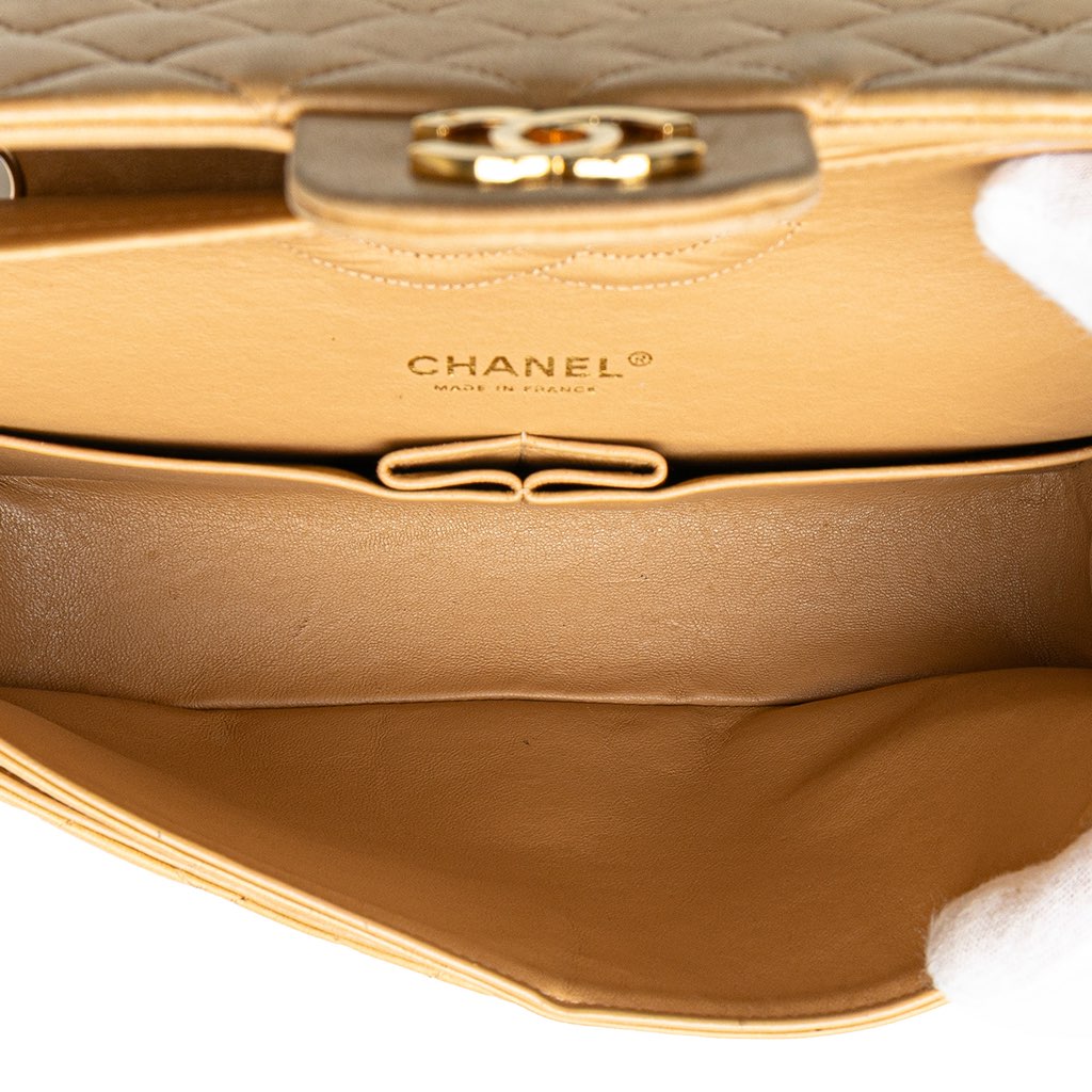 Chanel Medium Classic Lambskin Double Flap - 4