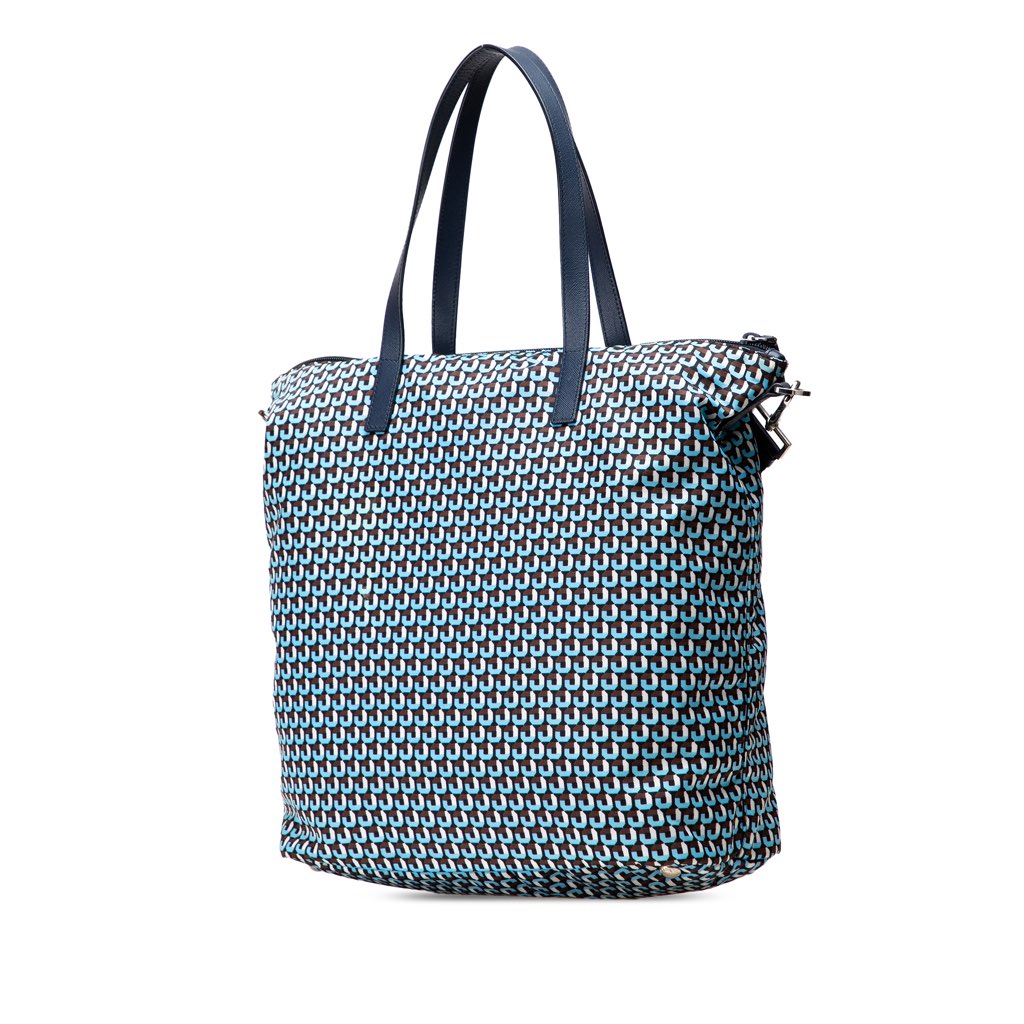 Prada Tessuto Stampato Satchel - Back view