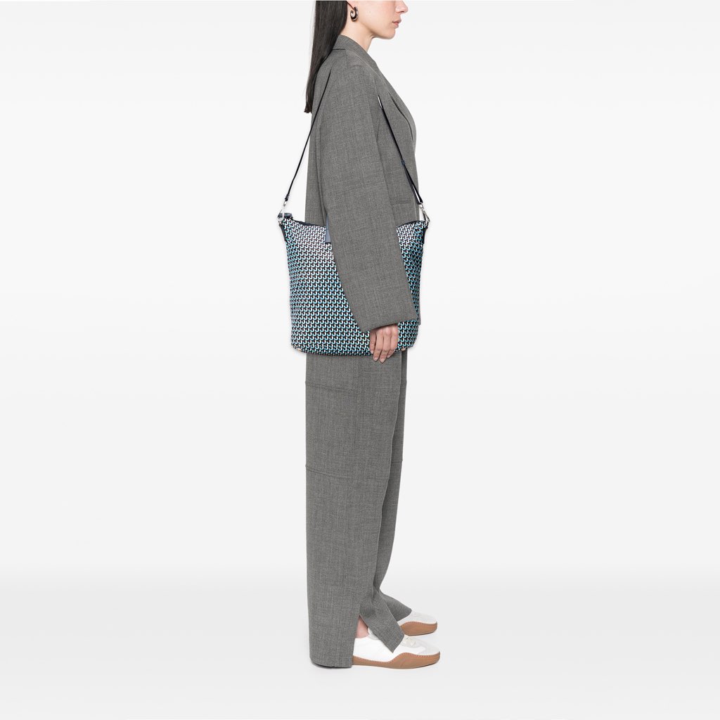 Prada Tessuto Stampato Satchel - Image 13