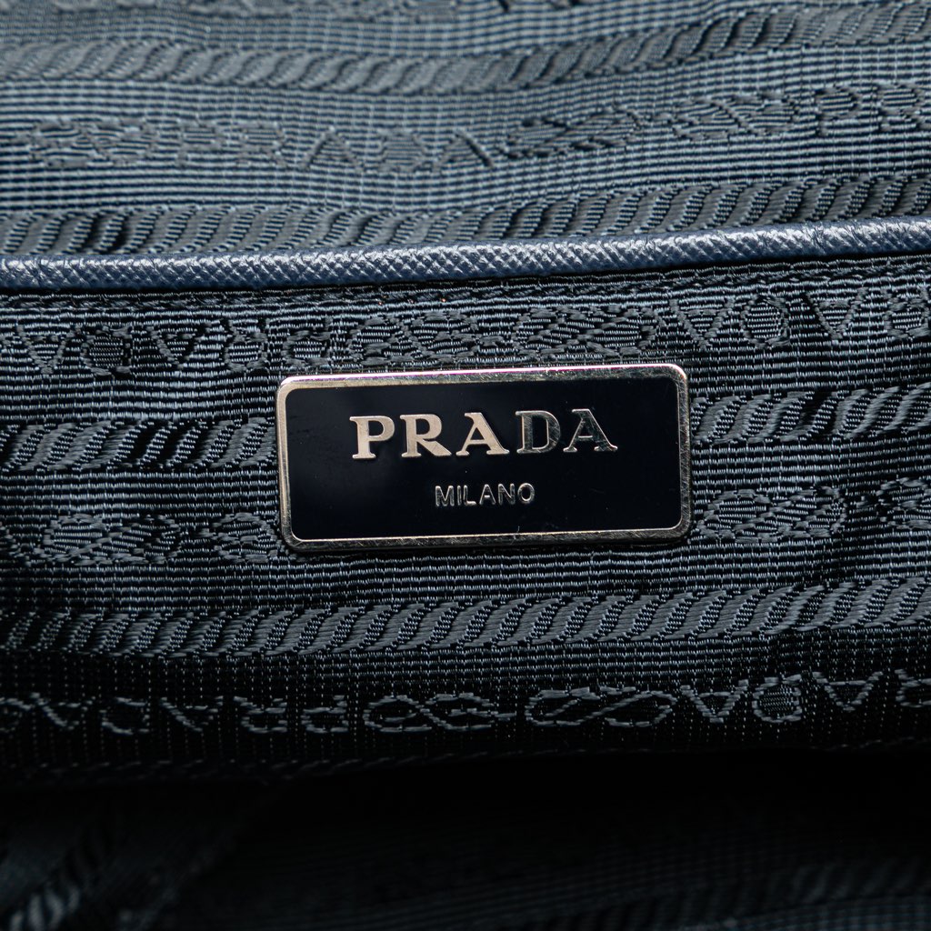 Prada Tessuto Stampato Satchel - Side view