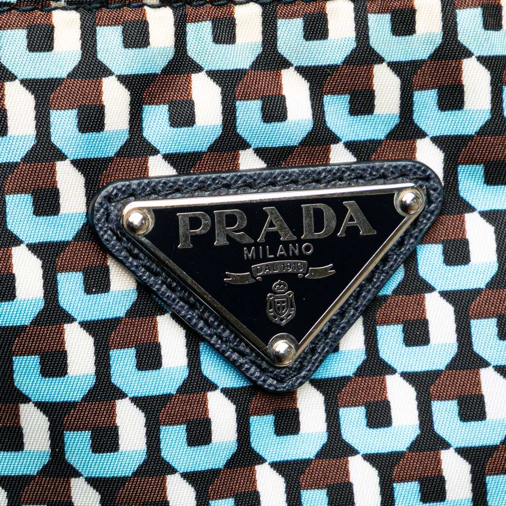 Prada Tessuto Stampato Satchel - Image 10