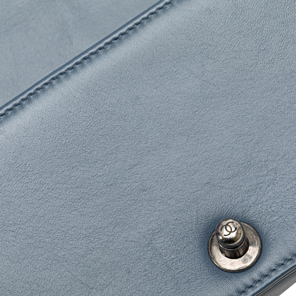 Chanel Small Leather and Fur Boy Flap - Image 10