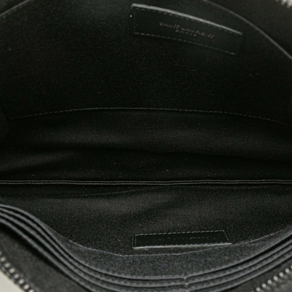 Saint Laurent Grain De Poudre Monogram Monochrome iPad Case - 4