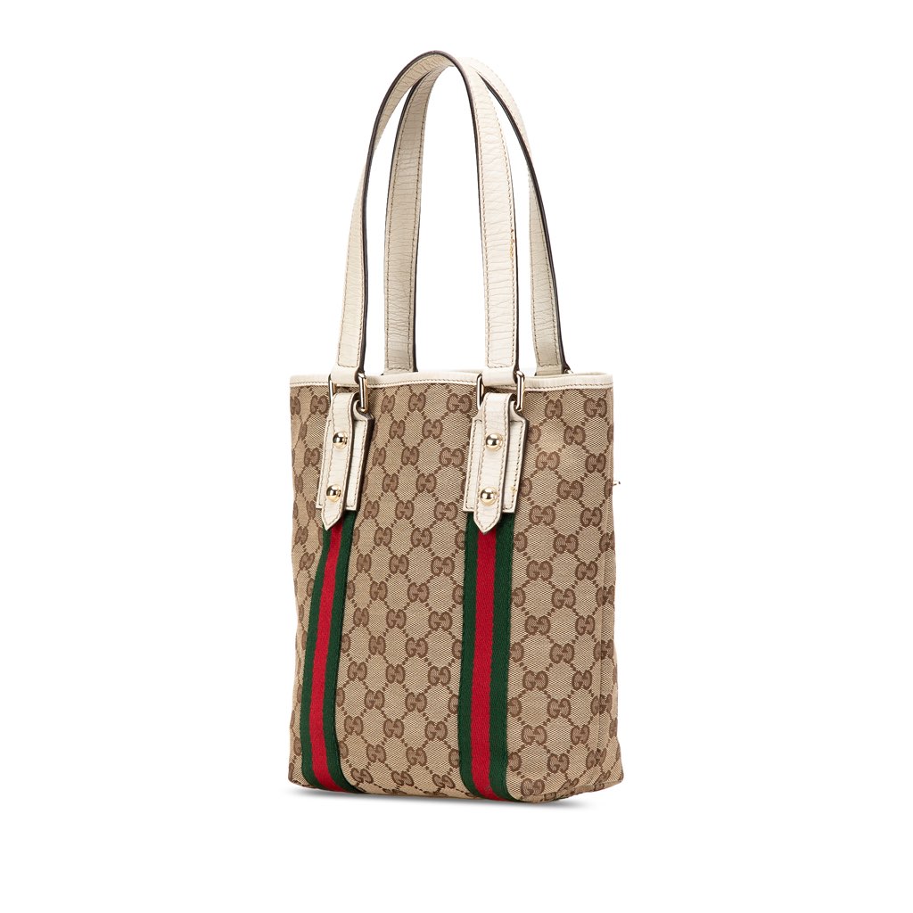 Gucci GG Canvas Web Jolicoeur Tote - 2