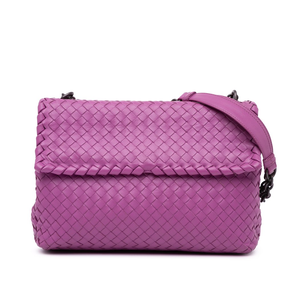 Bottega Veneta Medium Nappa Intrecciato Olimpia Shoulder Bag