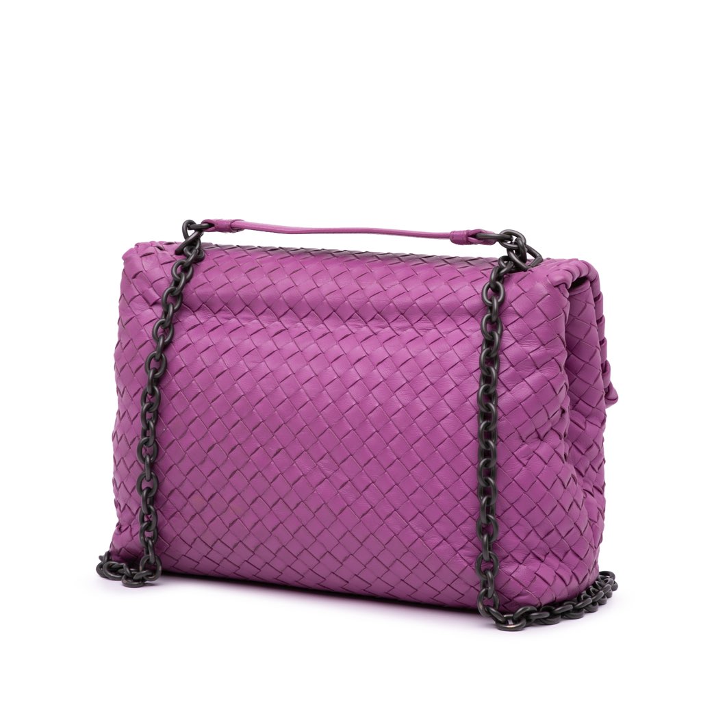 Bottega Veneta Medium Nappa Intrecciato Olimpia Shoulder Bag - 2