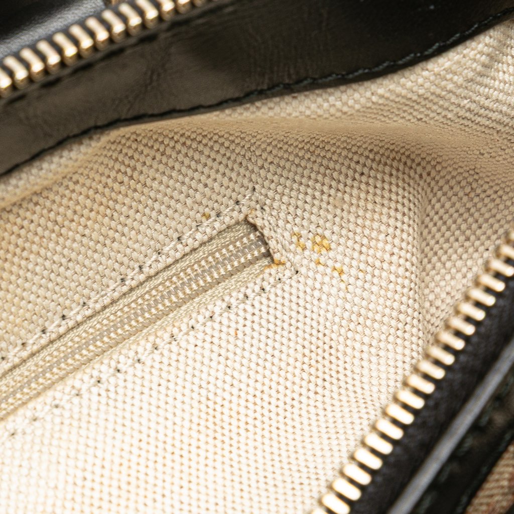 Gucci Diamante Canvas Sukey Satchel - Image 10