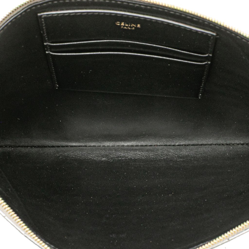 Celine Quilted Metallic Calfskin C Charm Pouch - 4