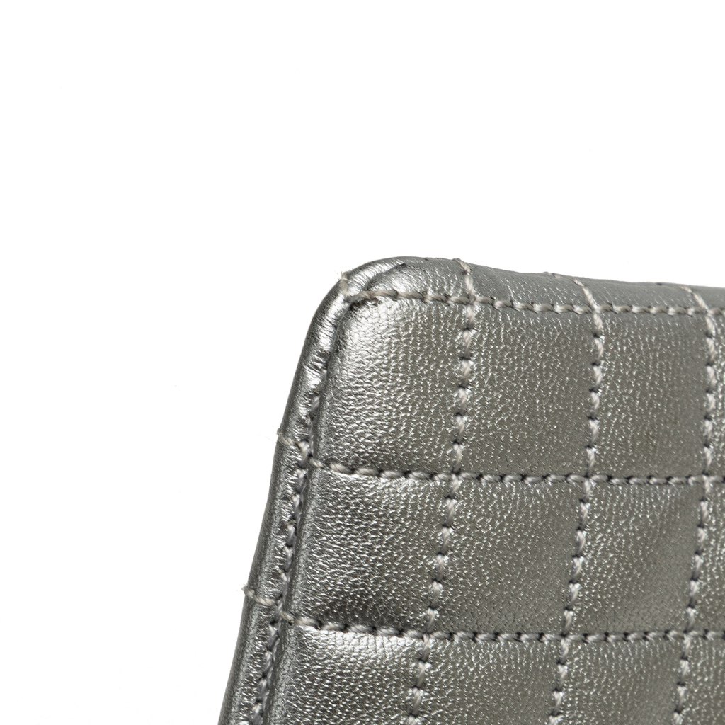 Celine Quilted Metallic Calfskin C Charm Pouch - Image 12