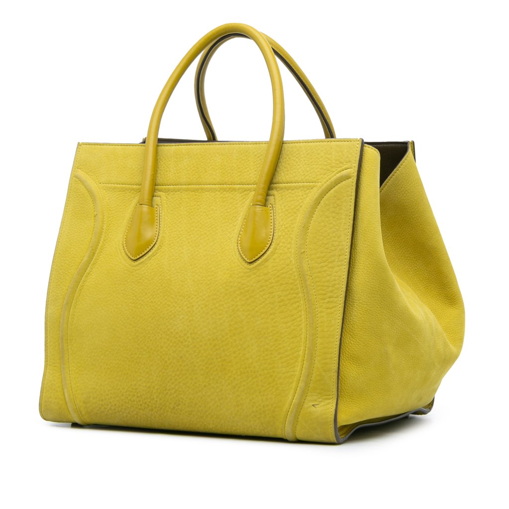 Celine Medium Leather Phantom Luggage Tote - 2