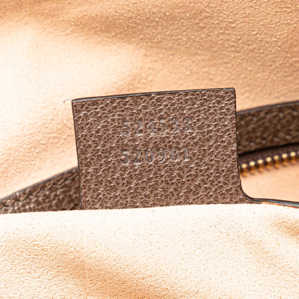 Gucci Medium GG Supreme Ophidia Web Satchel - Detail 1