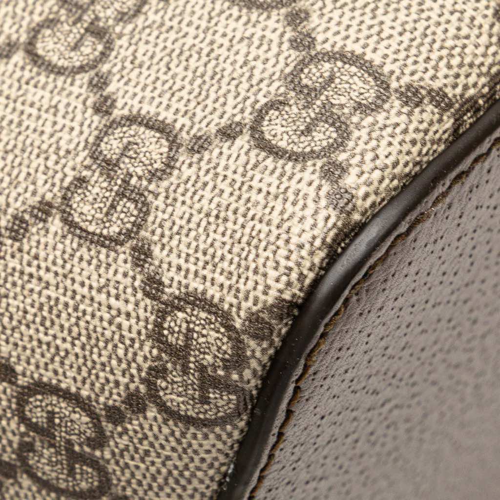 Gucci Medium GG Supreme Ophidia Web Satchel - Image 11