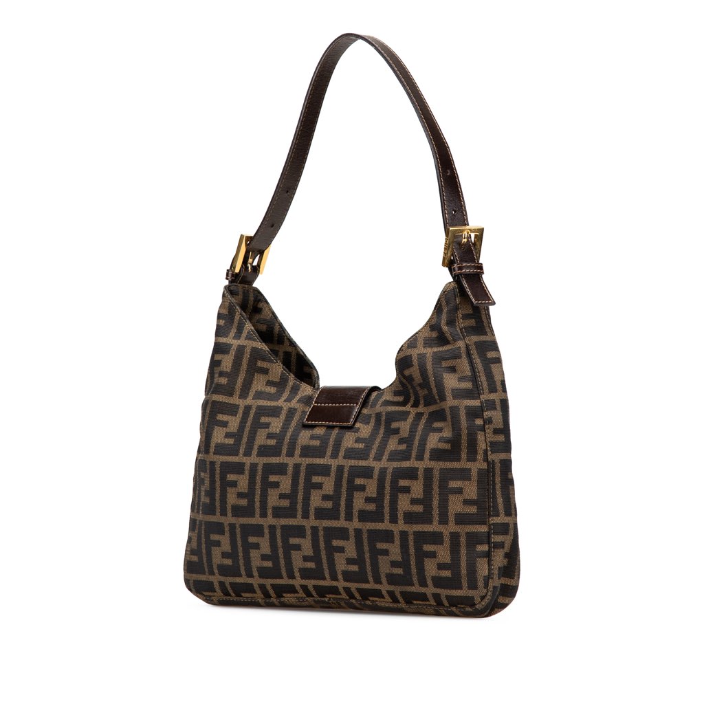 Fendi Zucca Canvas Shoulder Bag - 2
