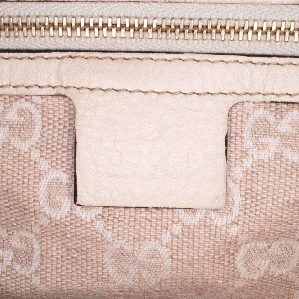 Gucci Medium Leather Bamboo Diana Tote - Side view