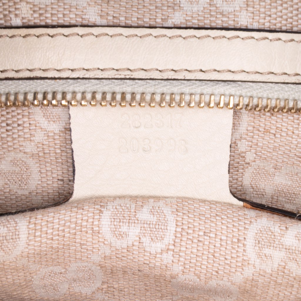 Gucci Medium Leather Bamboo Diana Tote - Detail 1