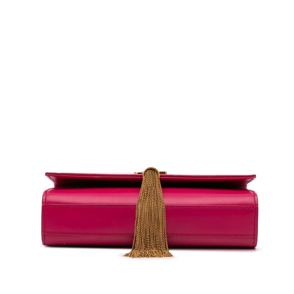Saint Laurent Medium Smooth Calfskin Classic Monogram Kate Tassel Crossbody - 3