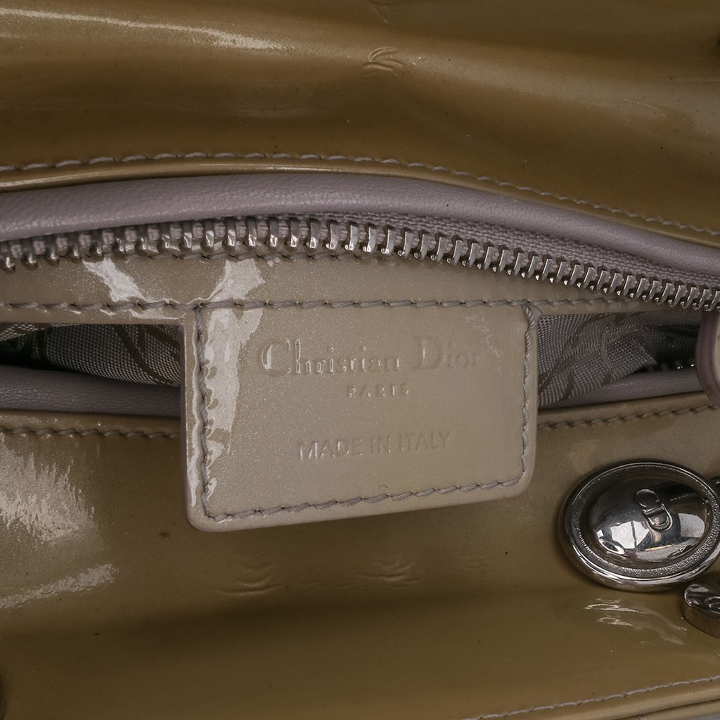 Dior Medium Patent Cannage Lady Dior - 5