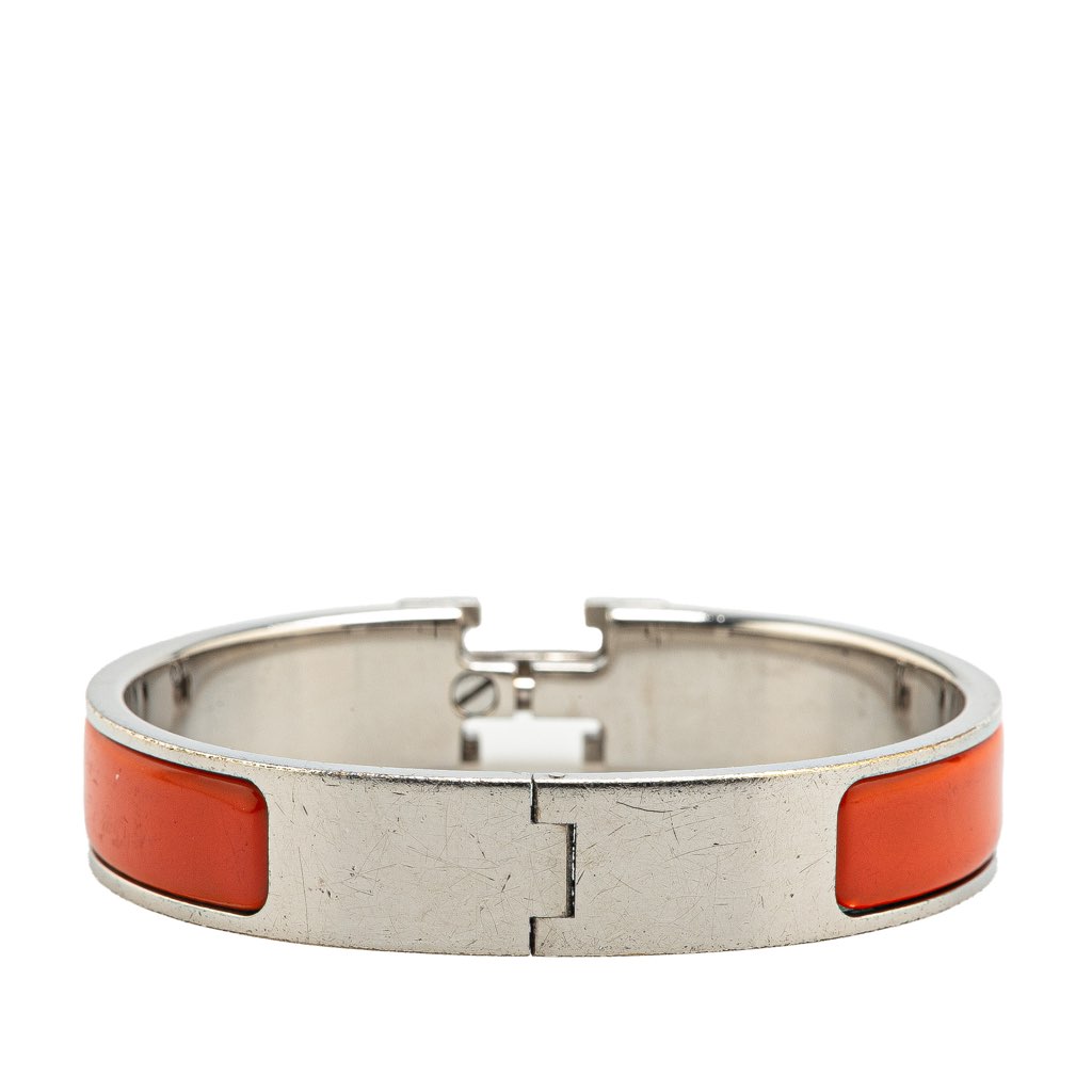 Hermès Narrow Enamel Clic H Bracelet PM - 3