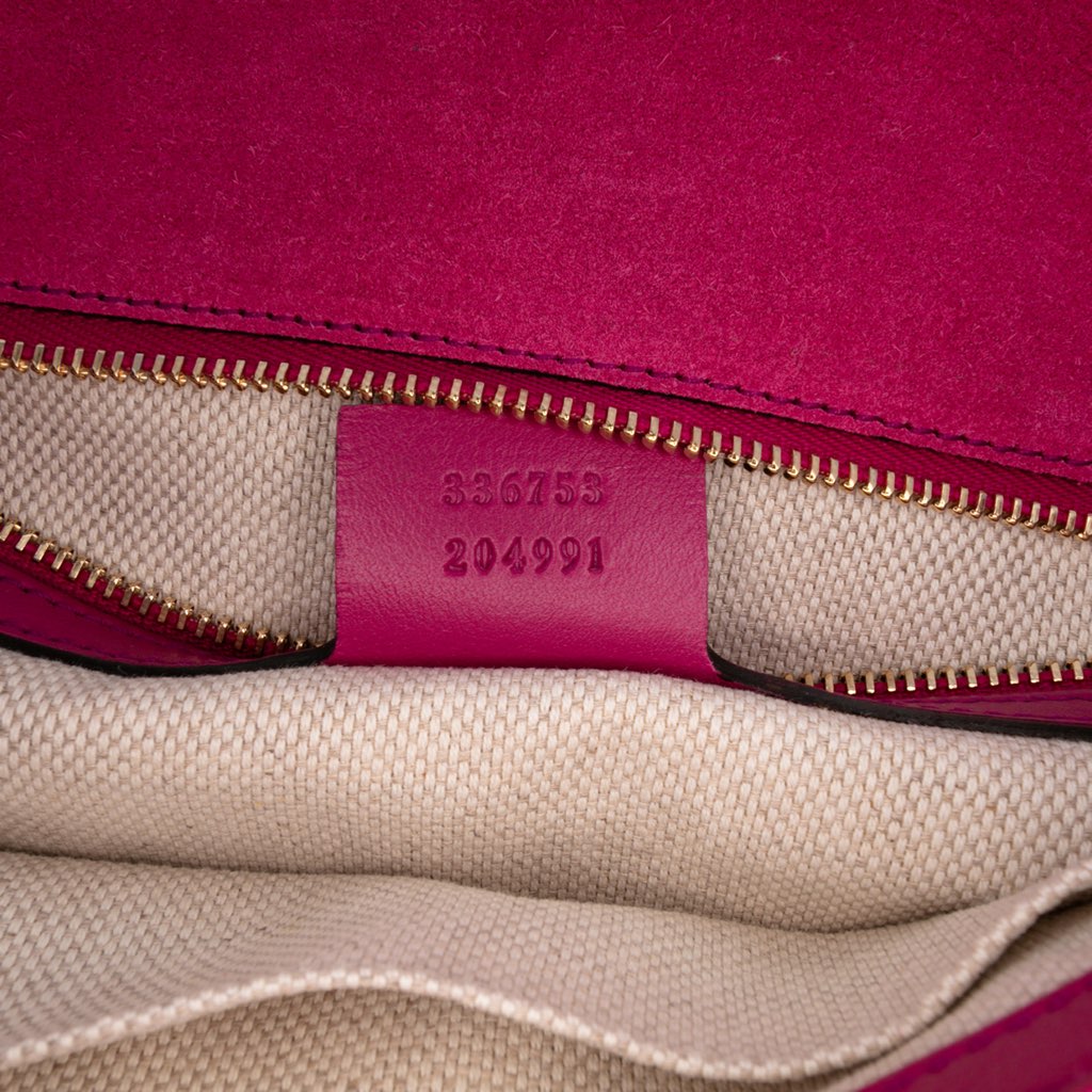 Gucci Soft Patent Soho Disco Clutch - Detail 1