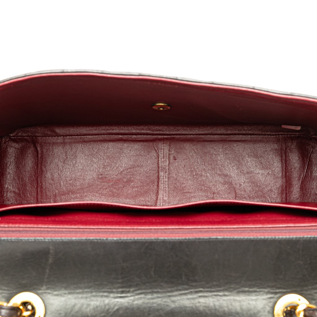 Chanel Maxi XL Chevron Lambskin Single Flap - 4