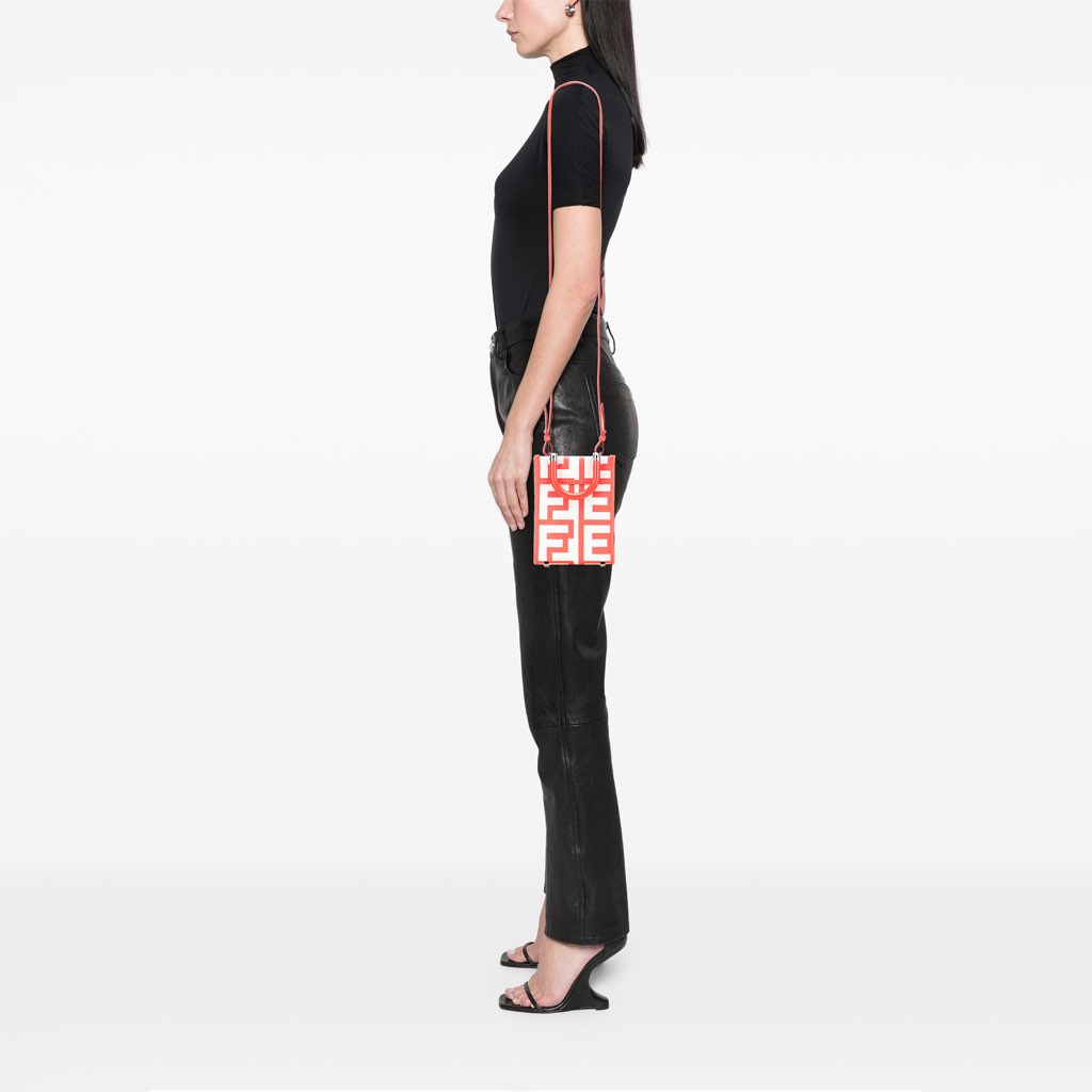 Fendi Marc Jacobs Mini Leather Sunshine Shopper Tote - Image 13