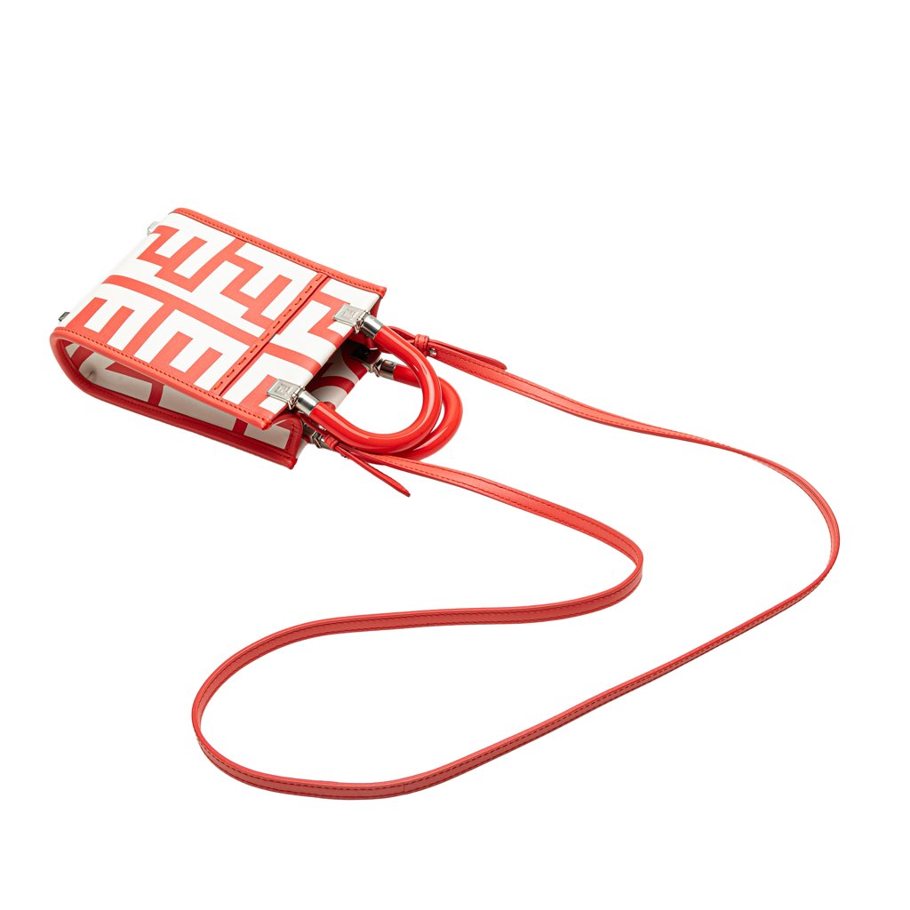 Fendi Marc Jacobs Mini Leather Sunshine Shopper Tote - Image 12