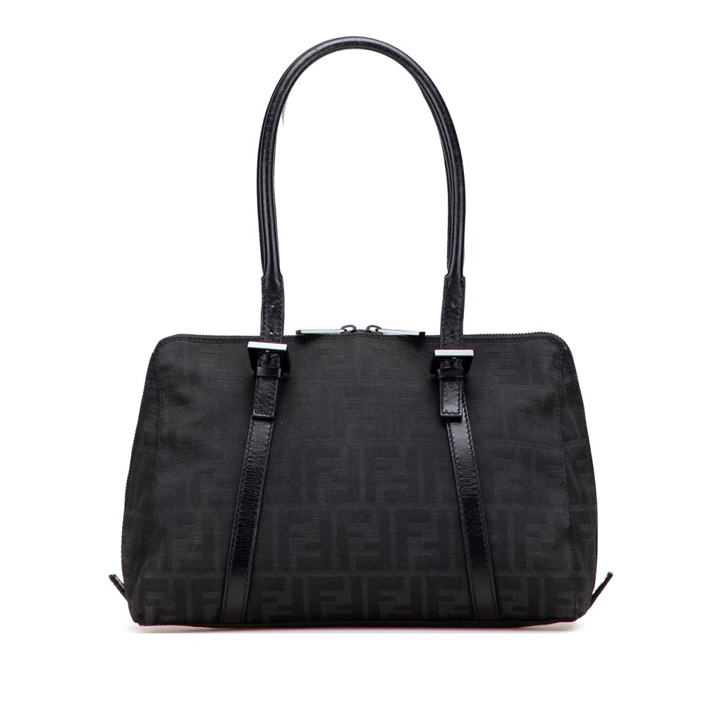 Fendi Zucca Canvas Shoulder Bag