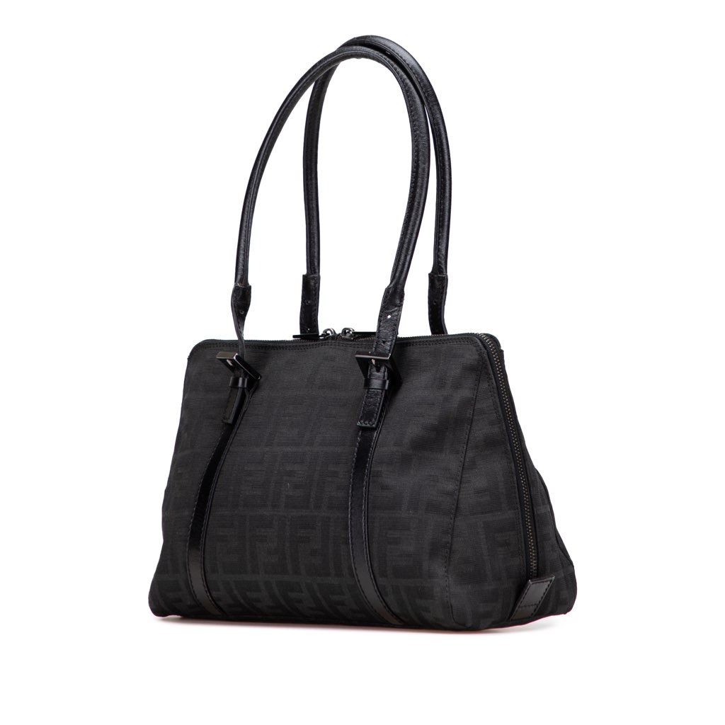 Fendi Zucca Canvas Shoulder Bag - 2