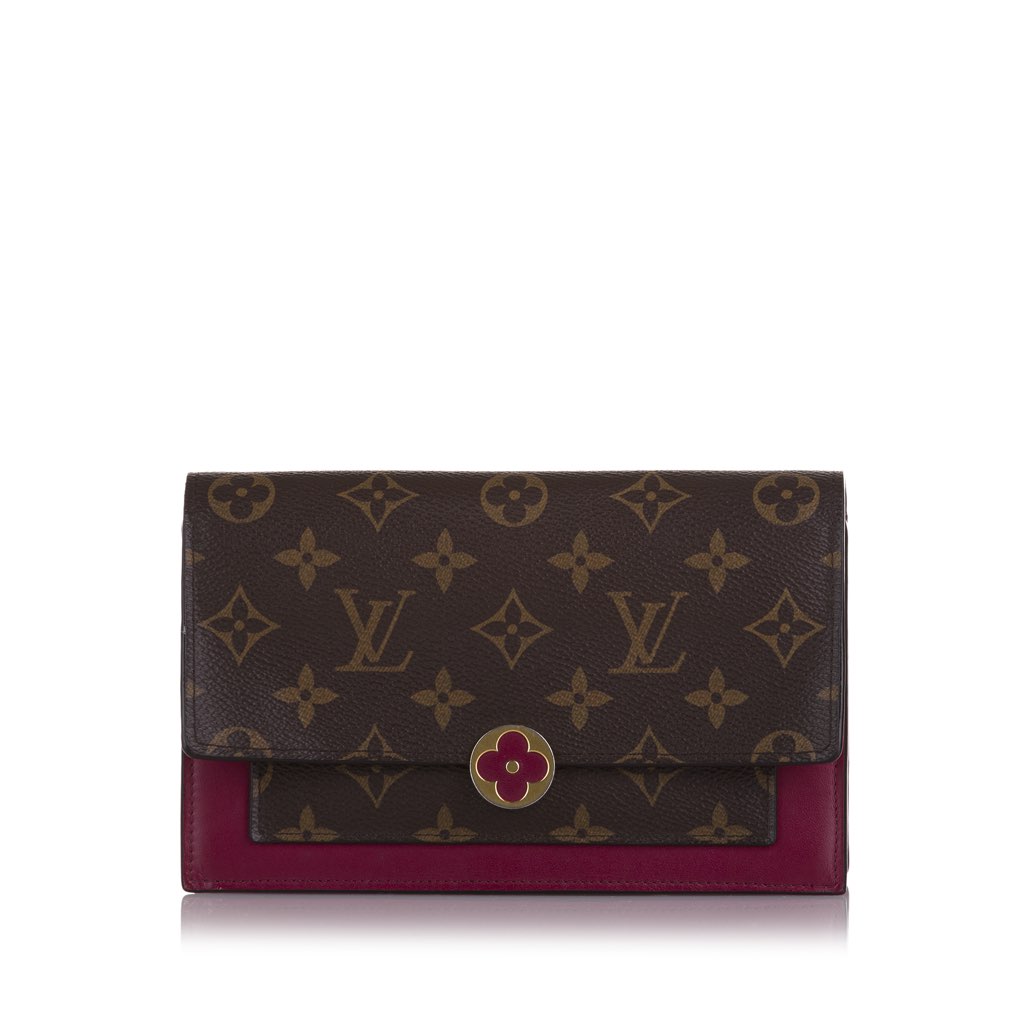 Louis Vuitton Monogram Flore Wallet On Chain