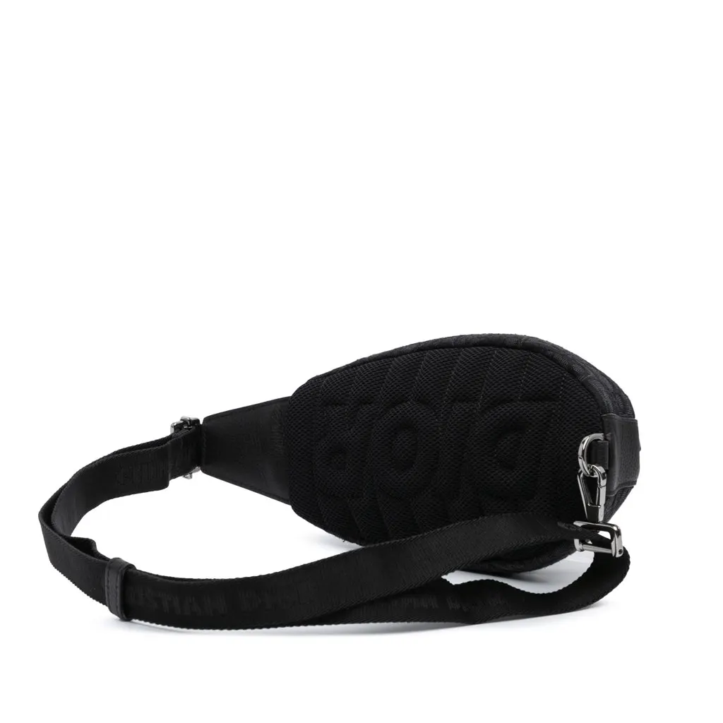 Dior Oblique Scarab Sling Black Canvas Good - Back View
