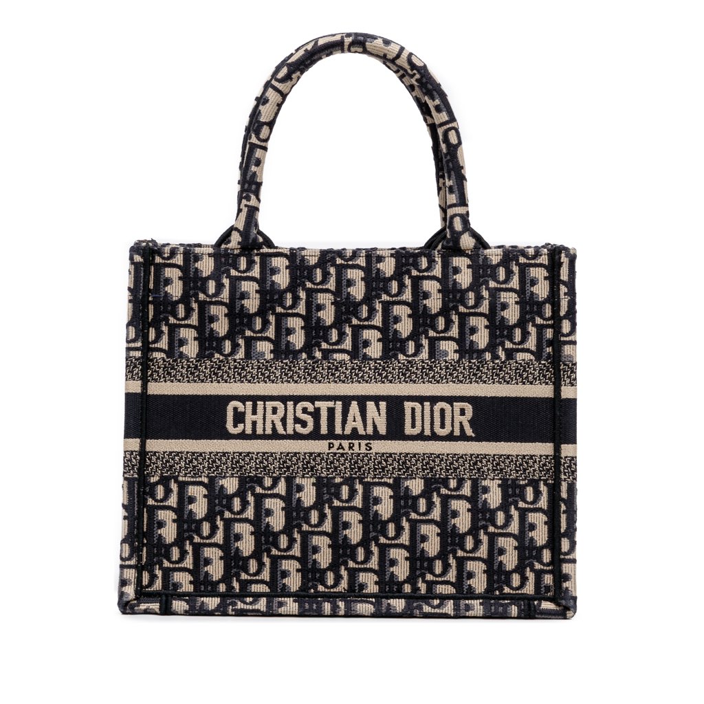 Dior Small Oblique Canvas Book Tote