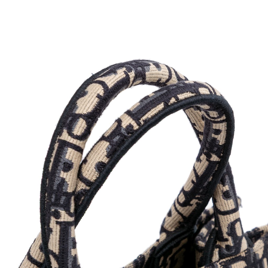 Dior Small Oblique Canvas Book Tote - Image 10
