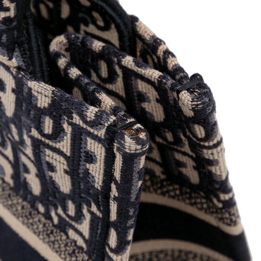 Dior Small Oblique Canvas Book Tote - Image 12