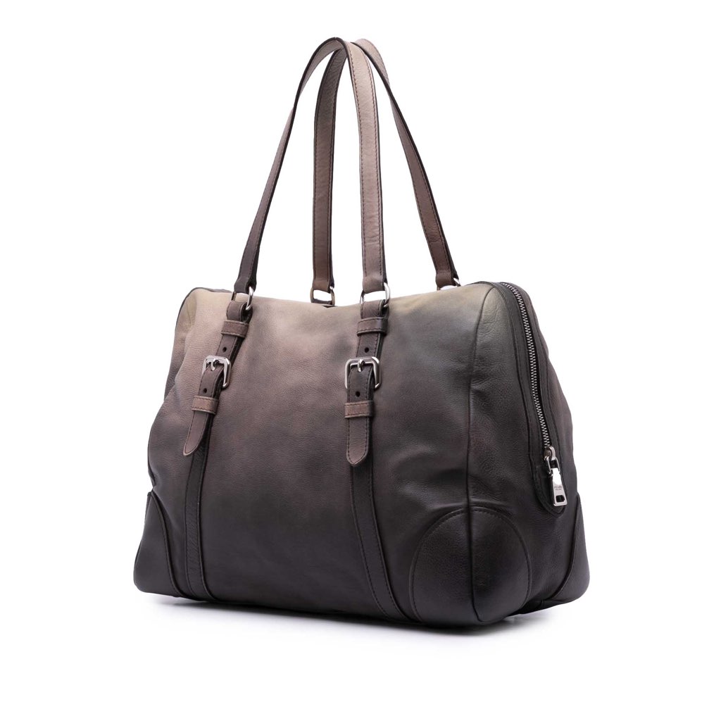 Prada Glace Calf Sfumato Shoulder Bag - 2