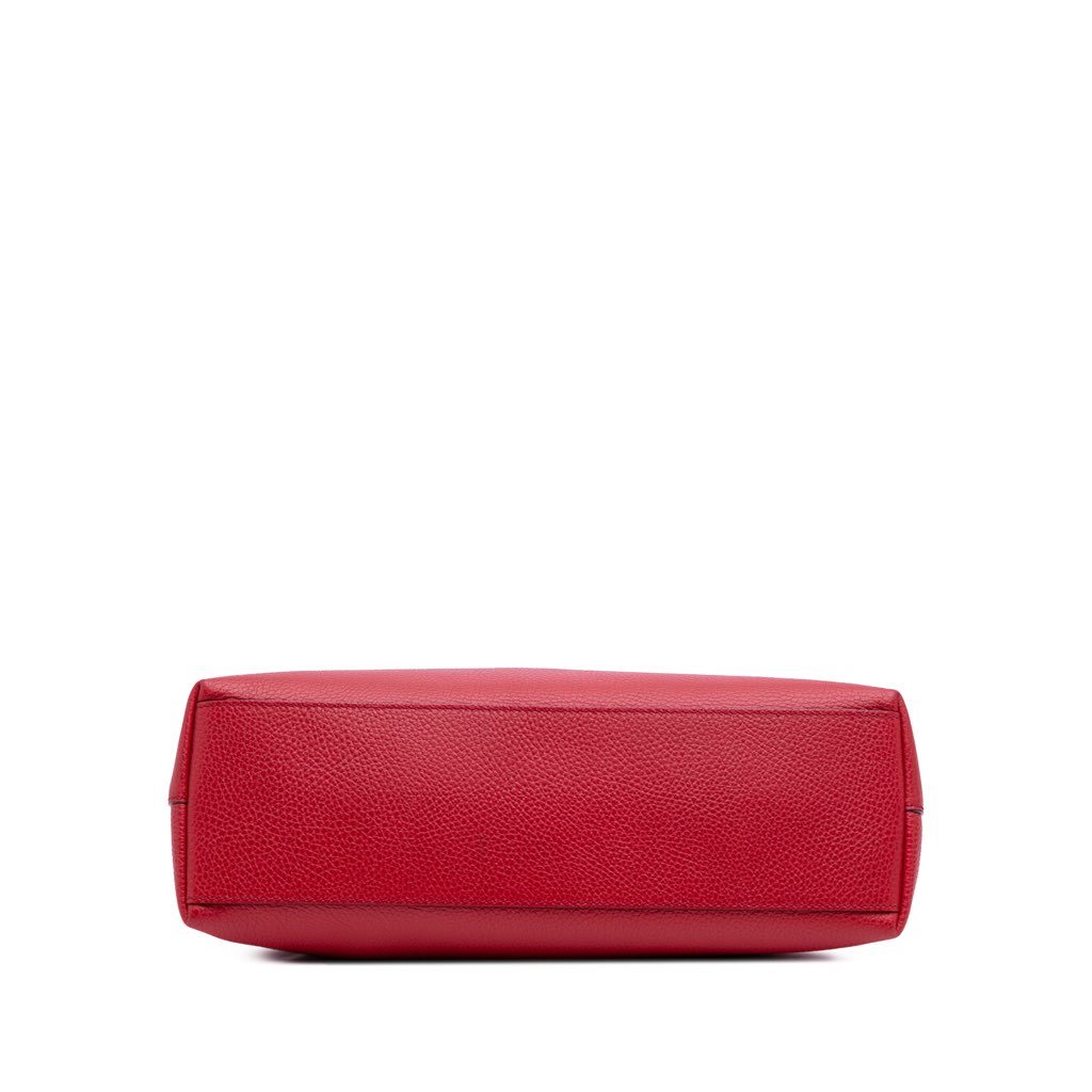 Gucci Leather Bamboo Tassel Satchel - 3