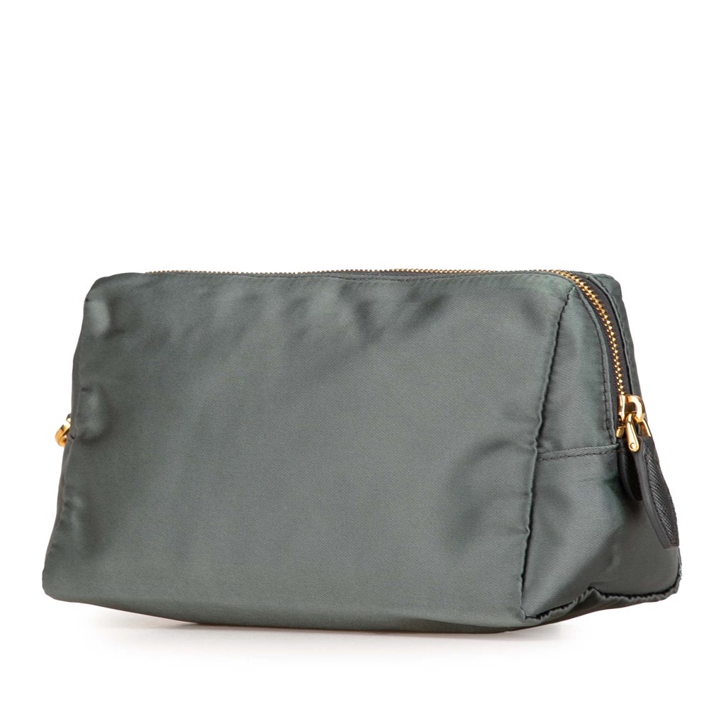 Prada Tessuto Logo Cosmetic Pouch - 2