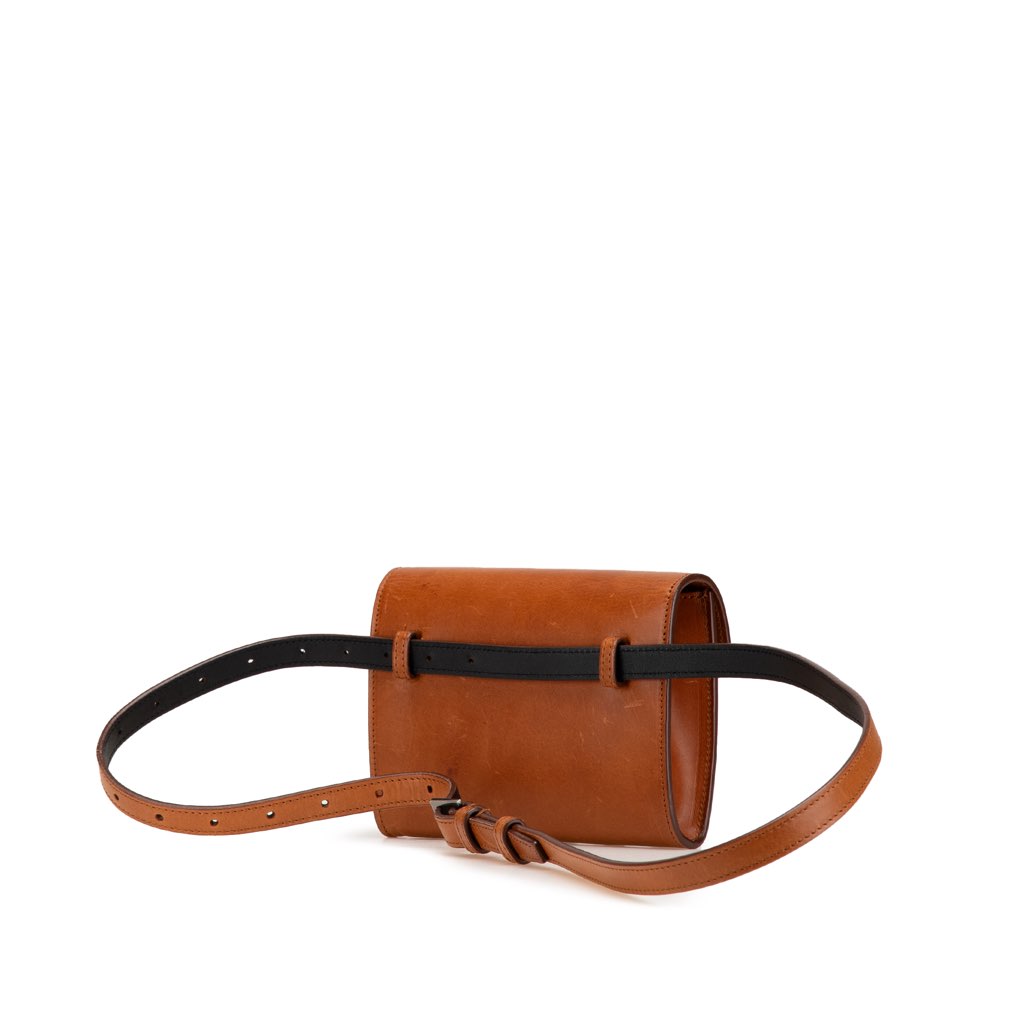 Saint Laurent Leather Envelope Belt Bag - 2