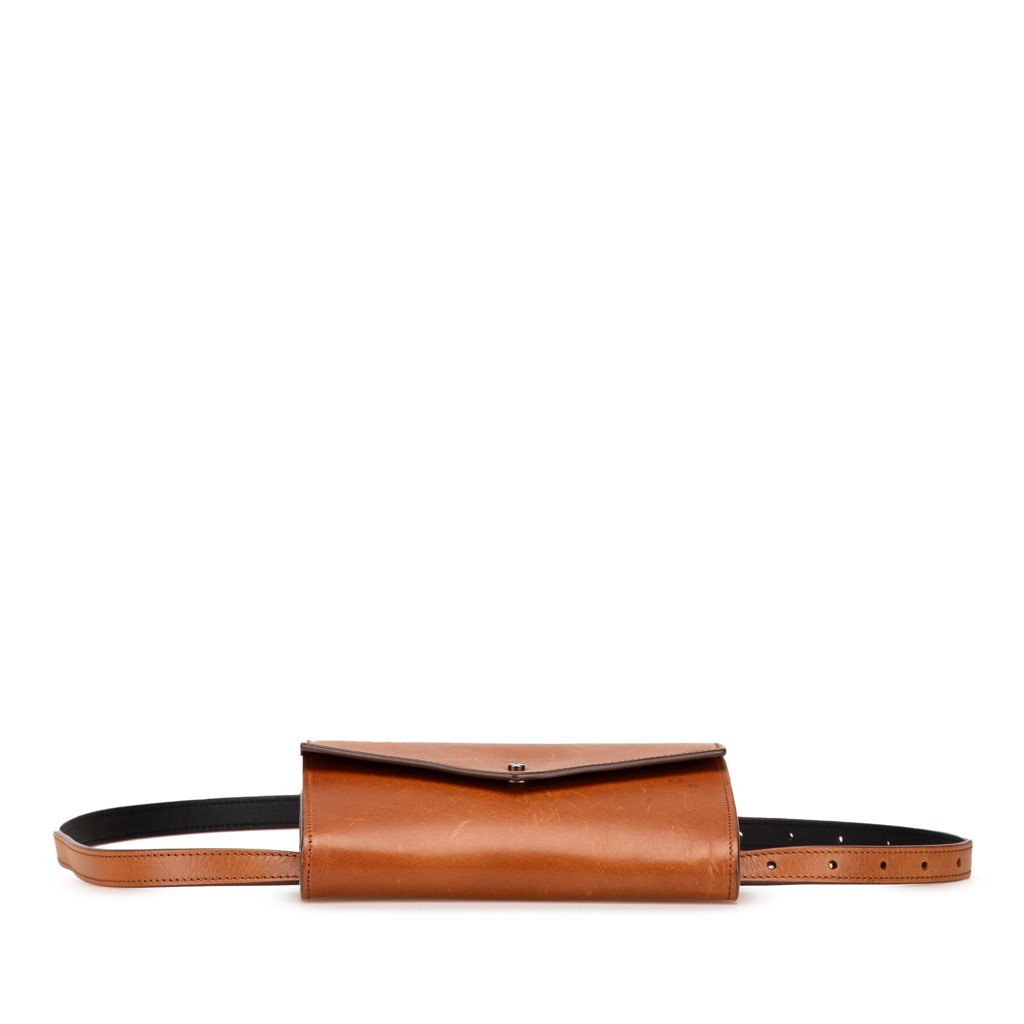 Saint Laurent Leather Envelope Belt Bag - 3