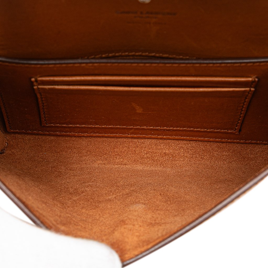 Saint Laurent Leather Envelope Belt Bag - 4