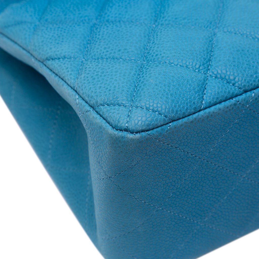 Chanel Jumbo Classic Caviar Double Flap - Image 13