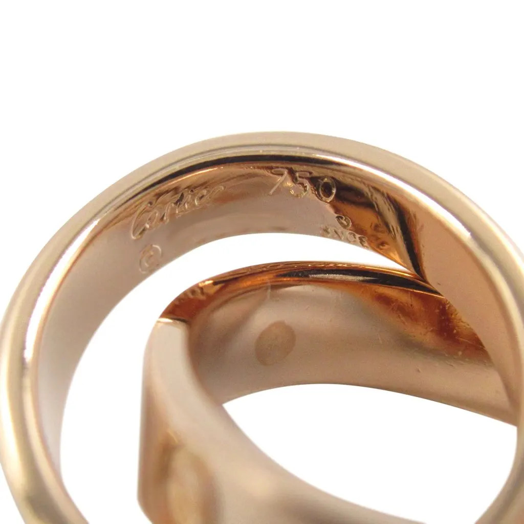 Cartier 18K Rose Gold Baby Love Necklace Pink Rose Gold Good - Model View