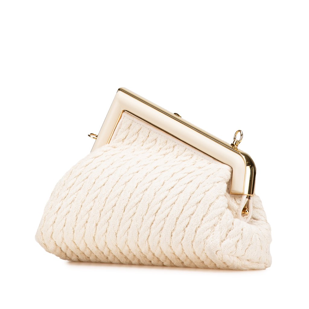Fendi Small Knit Fendi First Crossbody - Back view