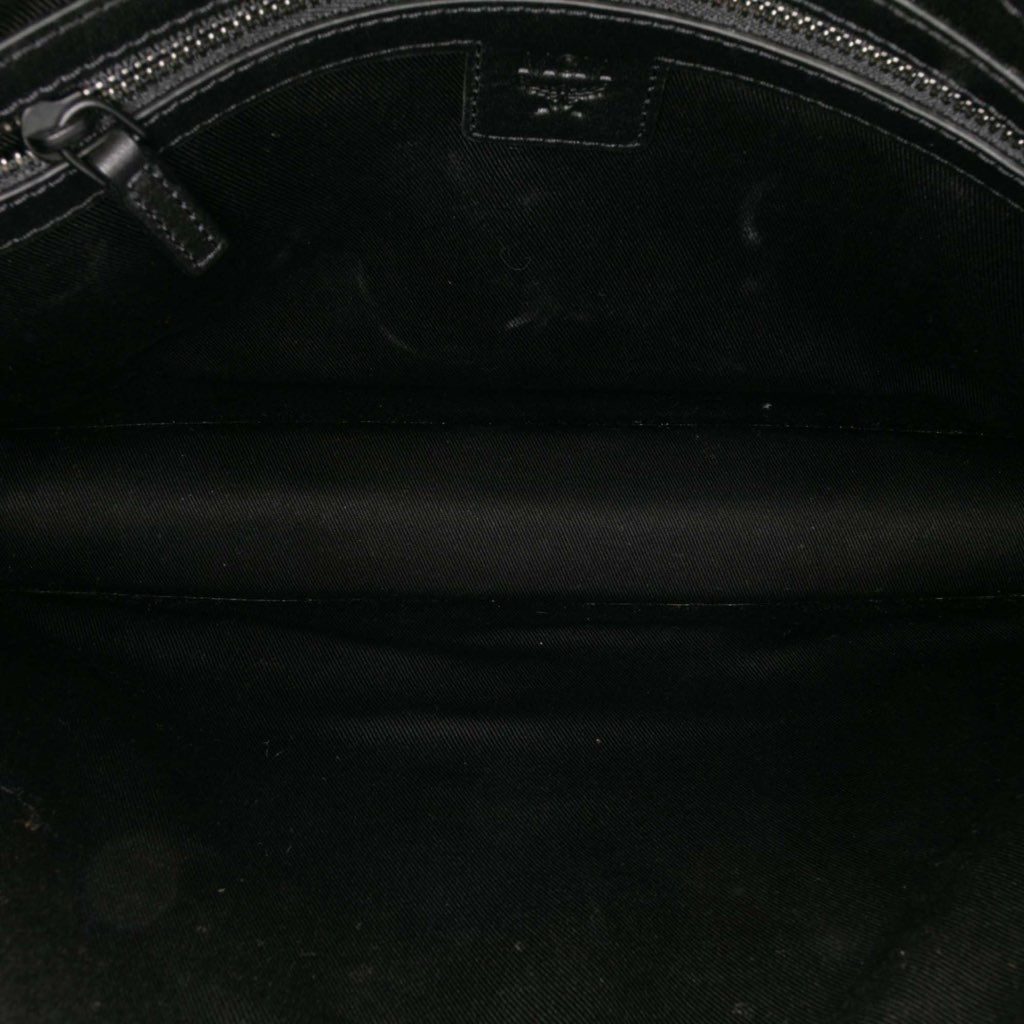 Mcm Medium Visetos Coated Canvas Bandana Aren Zip Pouch - 4