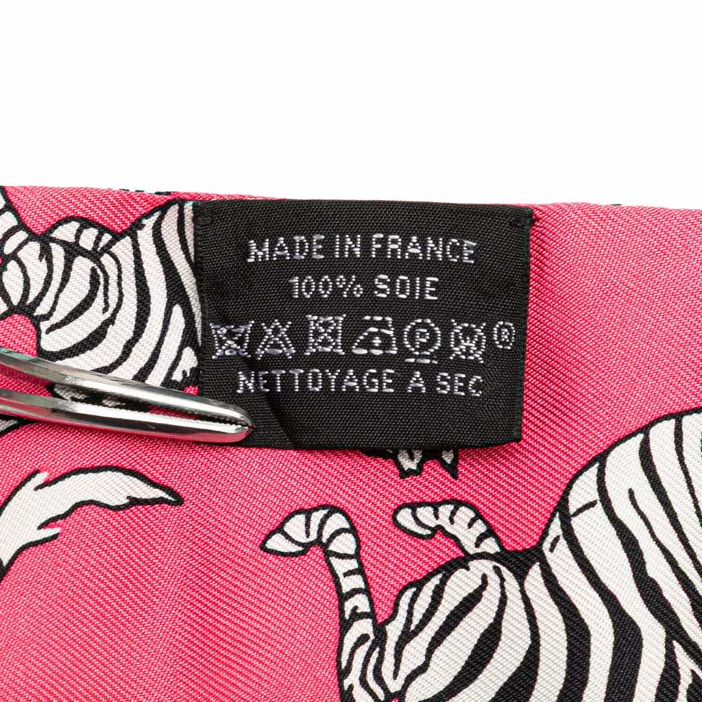 Hermès Les Zebres Silk Twilly Scarf - Image 6