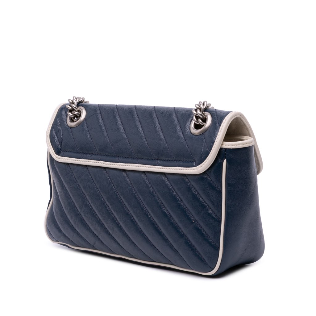 Gucci Small GG Marmont Matelasse Leather Torchon Flap Crossbody - 2